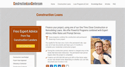 Desktop Screenshot of constructionloancenter.com